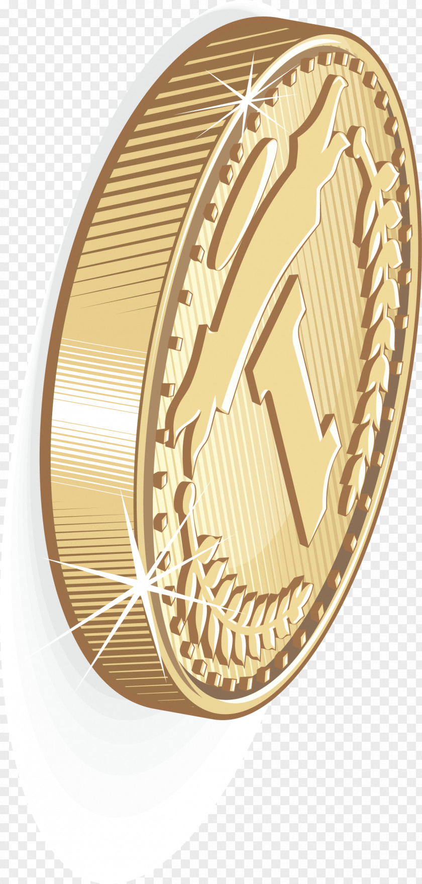 Metal Dollar Coin Element Gold Money PNG