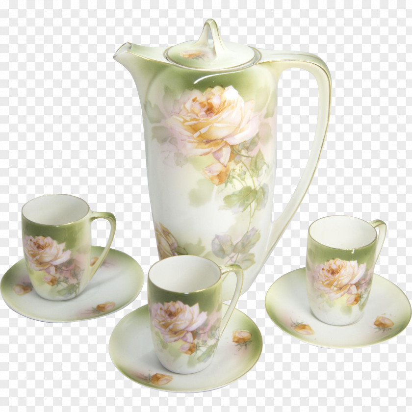 Mug Coffee Cup Porcelain Saucer Jug PNG