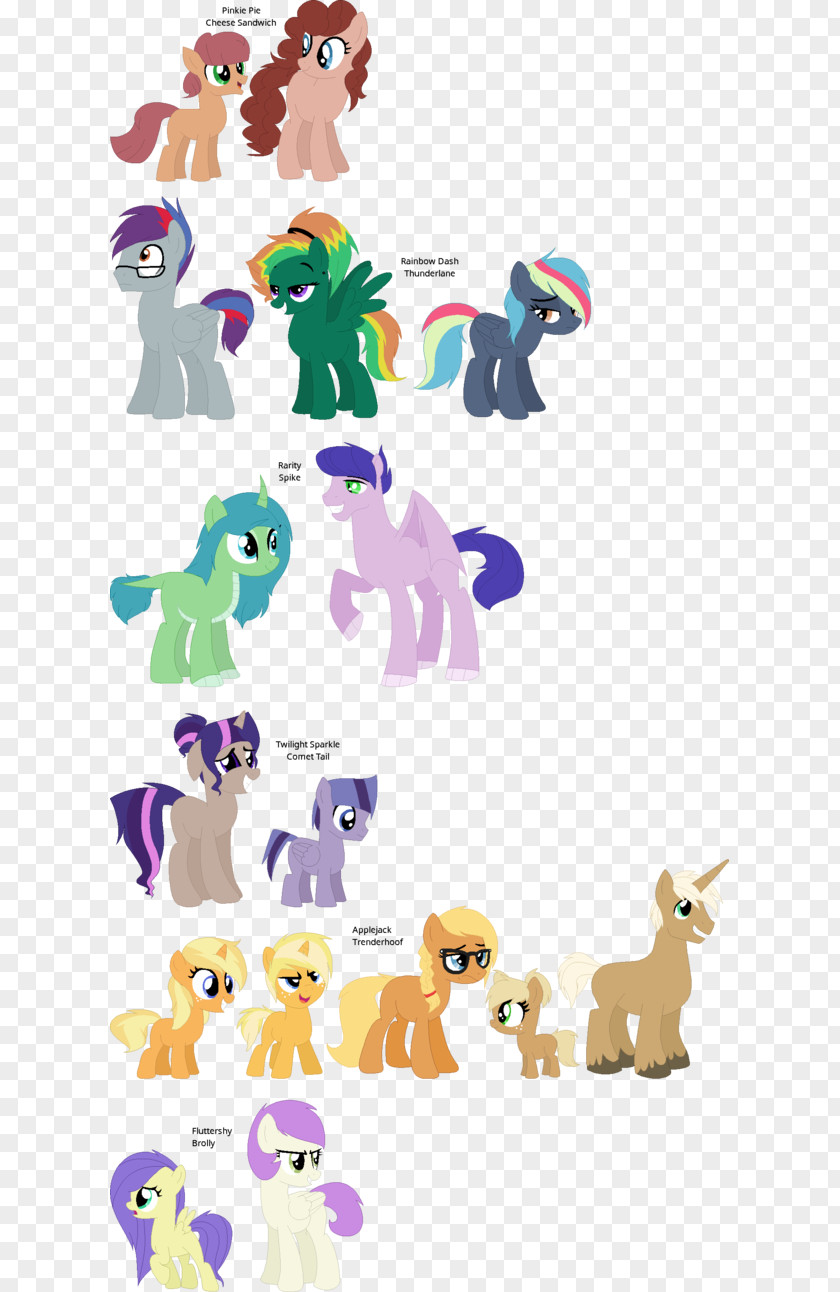 Pony Rainbow Dash Applejack Fluttershy Sunset Shimmer PNG