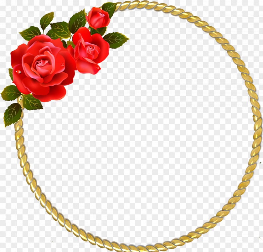 Rose Garden Roses Digital Scrapbooking Picture Frames PNG