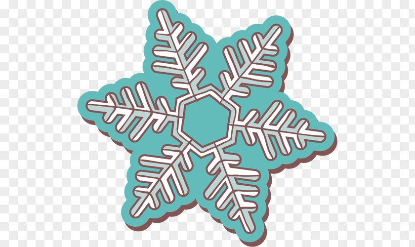 Snowflake Sticker Paper Ice Crystals PNG