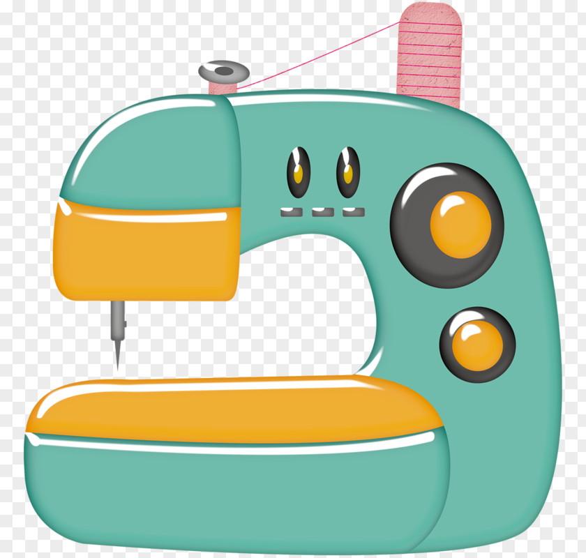 Stitching Cartoon Sewing Machines Clip Art Embroidery Thread PNG