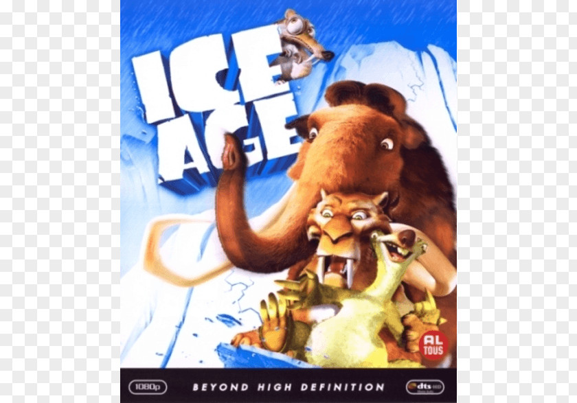 3d Exhibition Hall Blu-ray Disc Manfred Scrat Ice Age Woolly Mammoth PNG