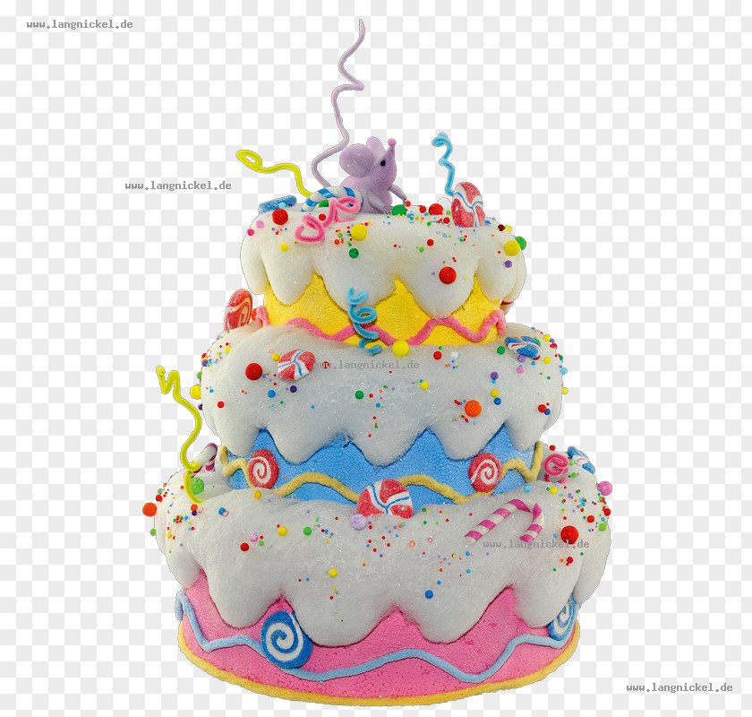 Cake Birthday Sugar Torte Decorating Royal Icing PNG