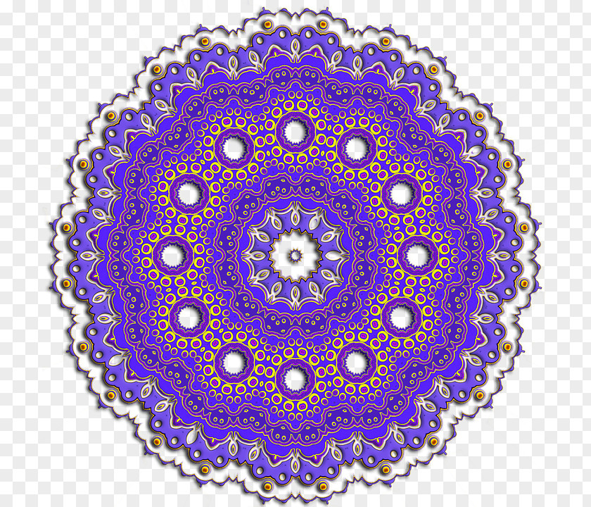 Circle Abstract Mandala Color Disk PNG