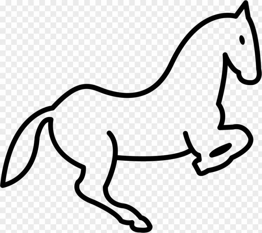 Florida Outline Horse Jumping PNG