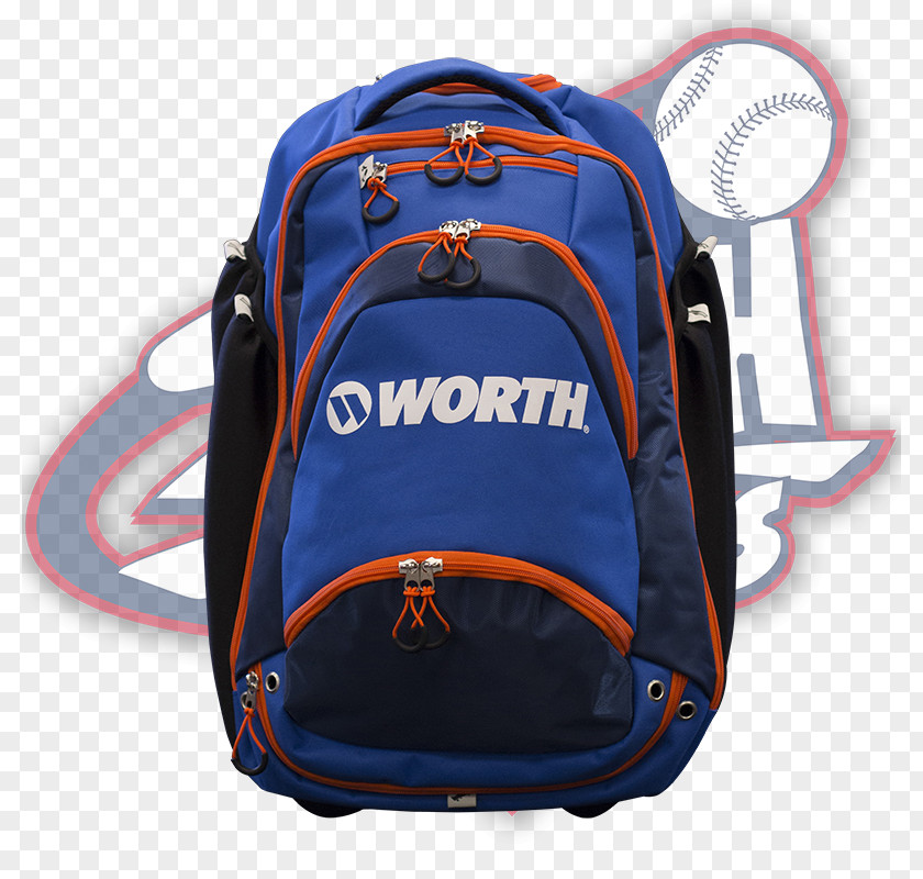Green Backpack On Rollers Rawlings Players R400 Baseball Bats Softball Worth Player WORGBP PNG