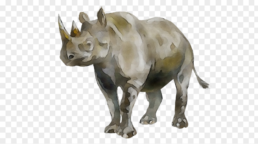 Rhinoceros Cattle Sculpture Terrestrial Animal Mammal PNG