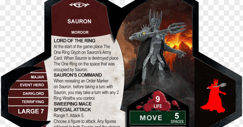 Sauron Eye Witch-king Of Angmar Heroscape The Lord Rings Two Towers PNG