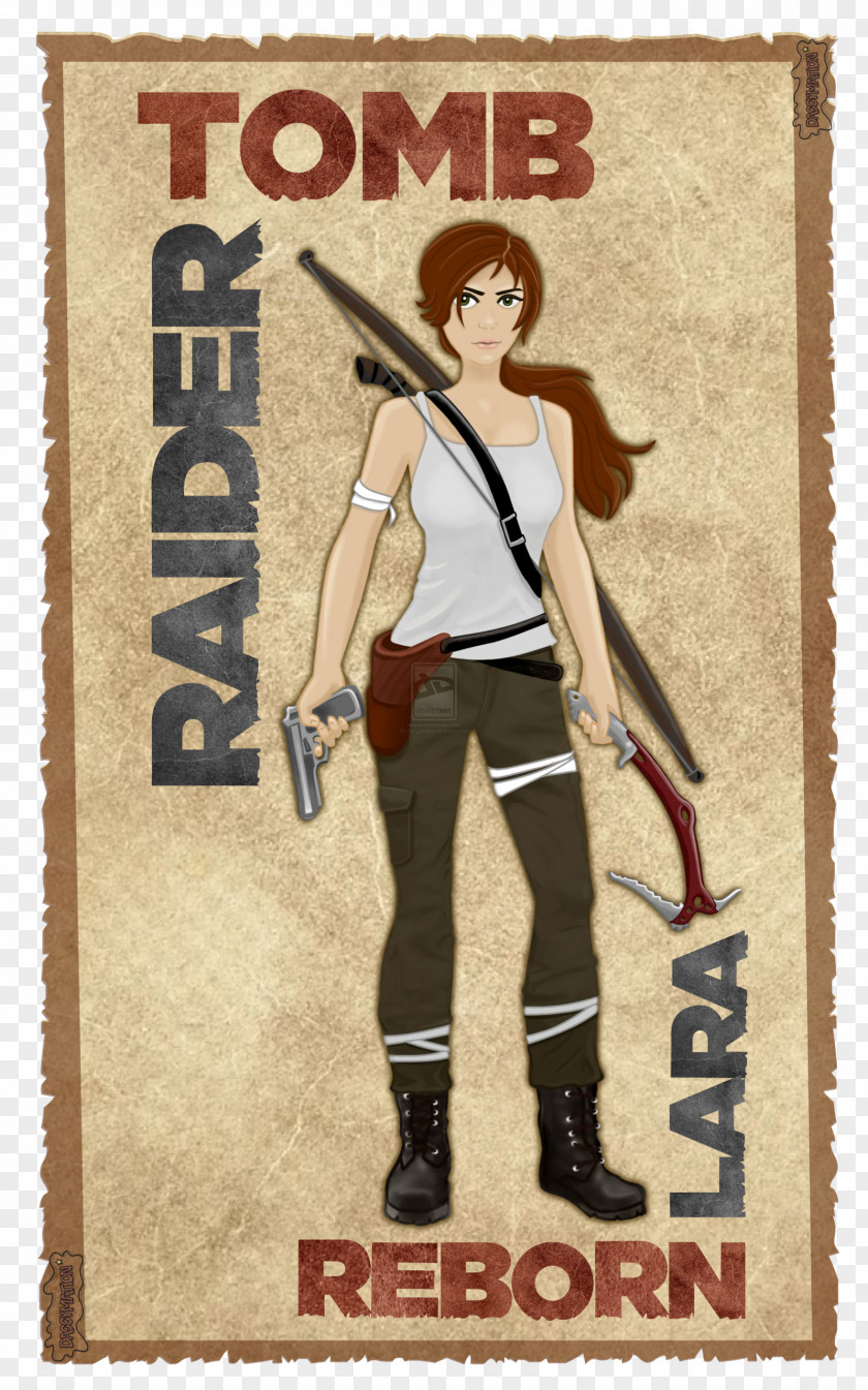 Tomb Raider Lara Croft Poster PNG