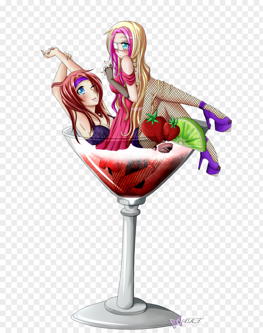 Glass Wine Cartoon Character PNG