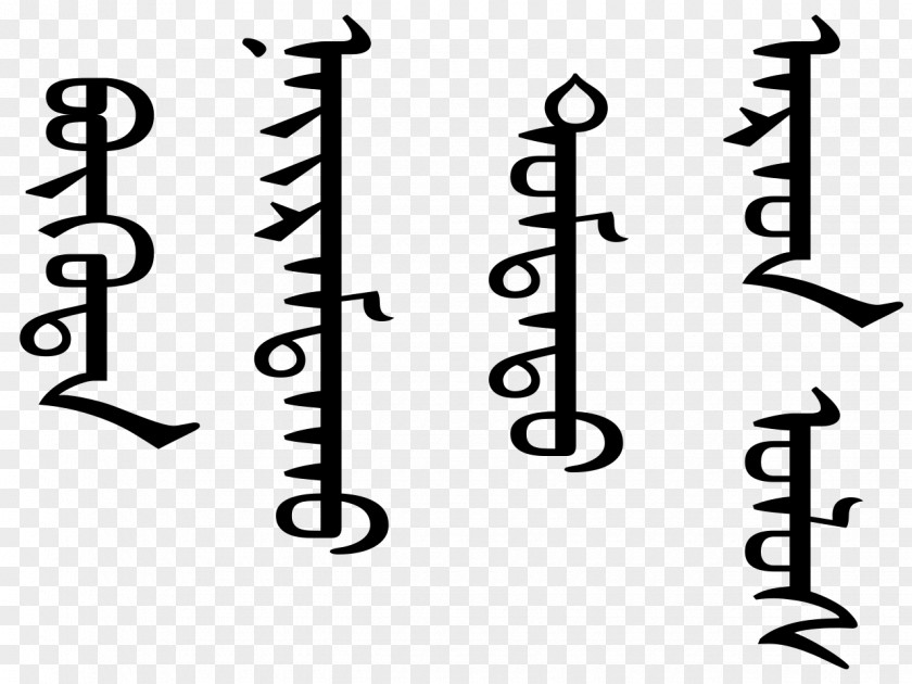 Inner Mongolia Outer Mongolian Script PNG