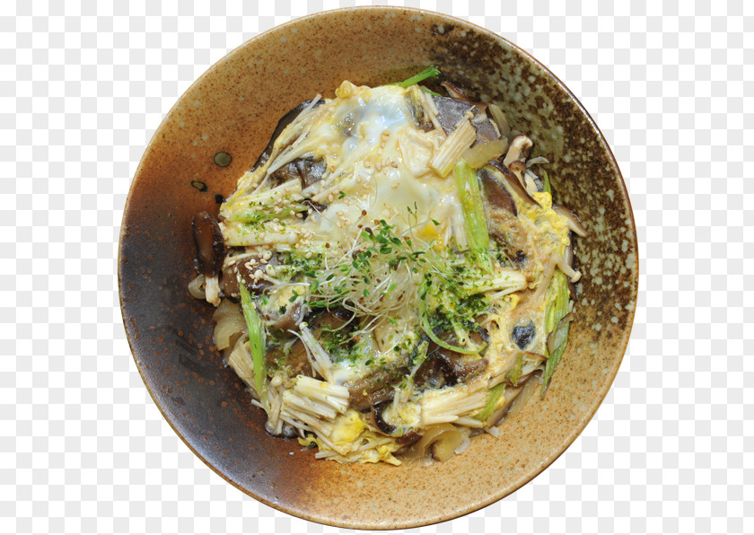 Mushroom Yakisoba Vegetarian Cuisine Donburi Thai Shiitake PNG