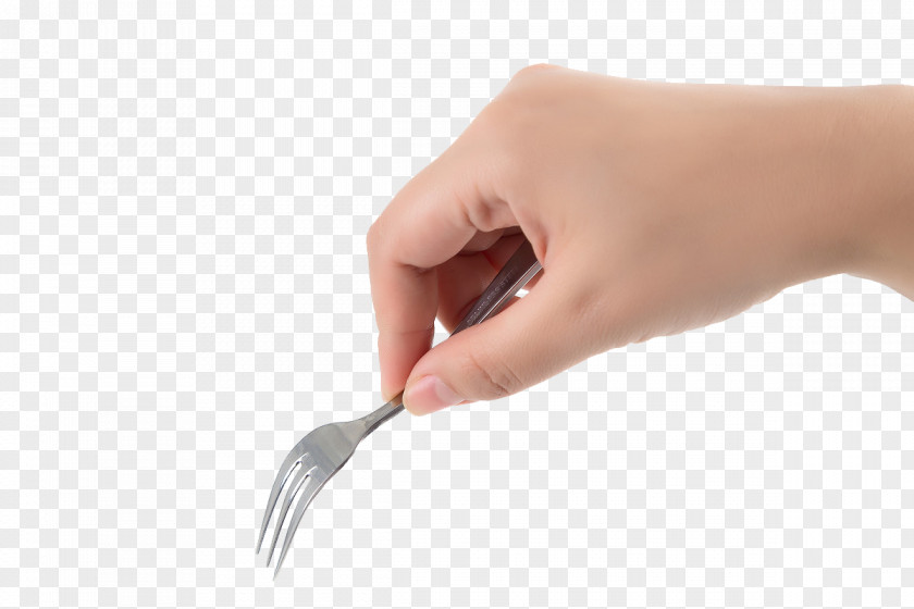 Holding The Hand Of Fork Tableware PNG