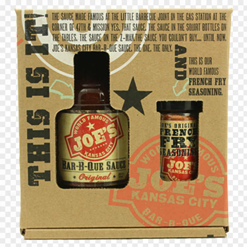 Seasoning Box Barbecue Sauce Joe's Kansas City Bar-B-Que French Fries Cuisine PNG