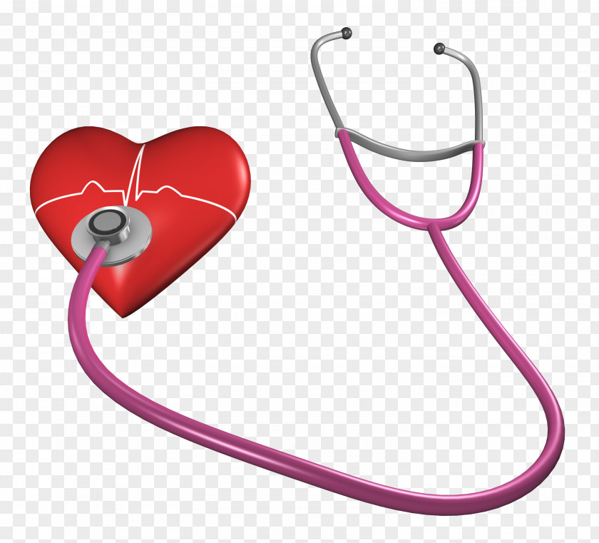 Stethoscope With Heart Transparent Medicine PNG