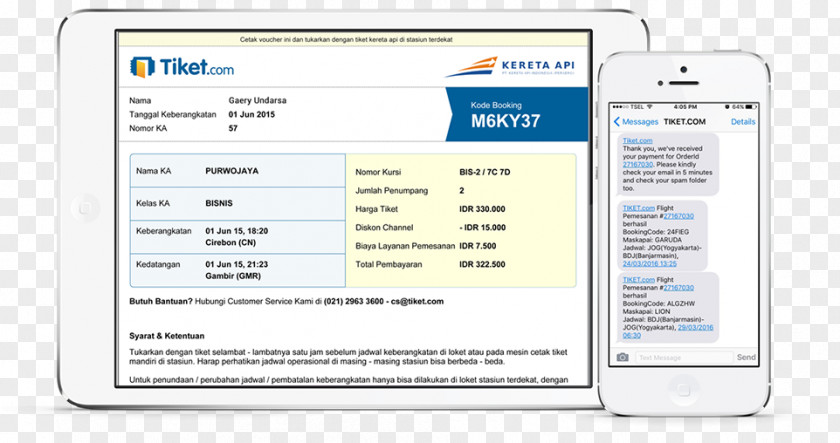 Train Tiket.com Indonesian Railway Company Electronic Ticket PNG