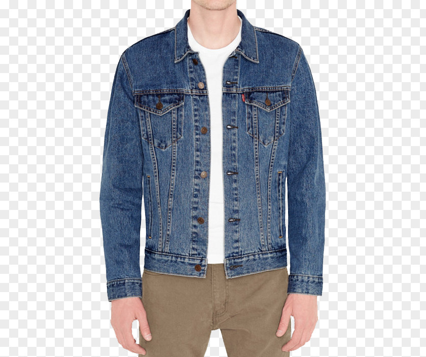 Jacket Levi Strauss & Co. Stone Washing Jean Denim PNG