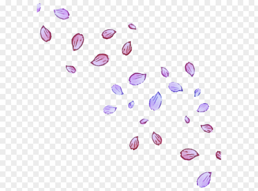 Petal Heart Lavender PNG