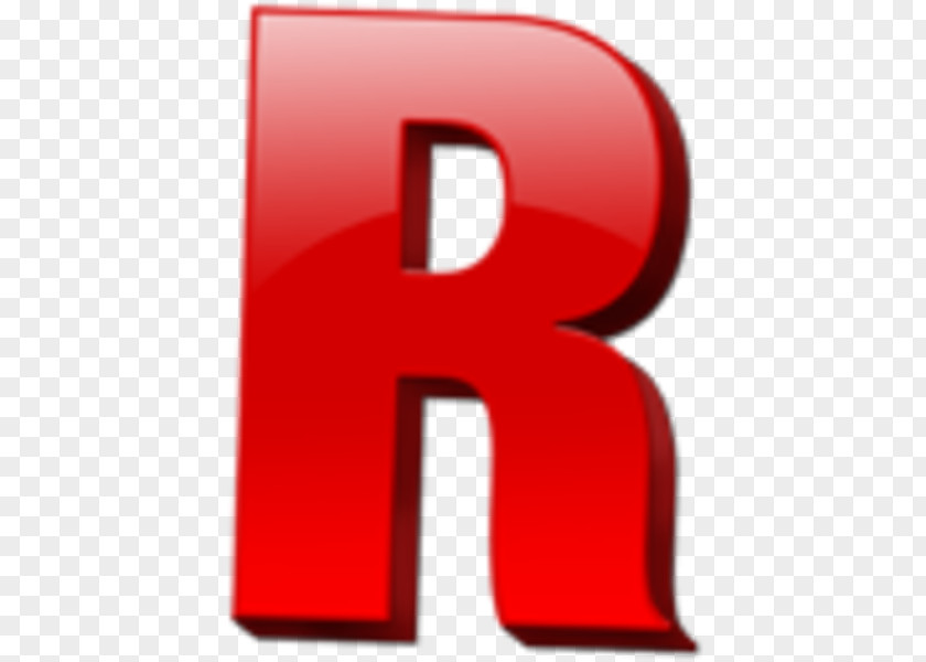 R Alphabet Logo Brand Red PNG