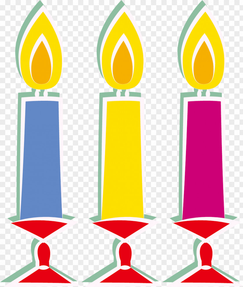 Watercolor Candle Light Painting PNG