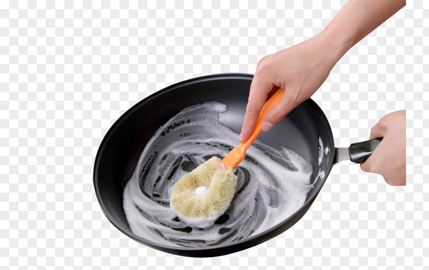 Cleaning Agent For Pan Kitchen Brush Frying Non-stick Surface PNG
