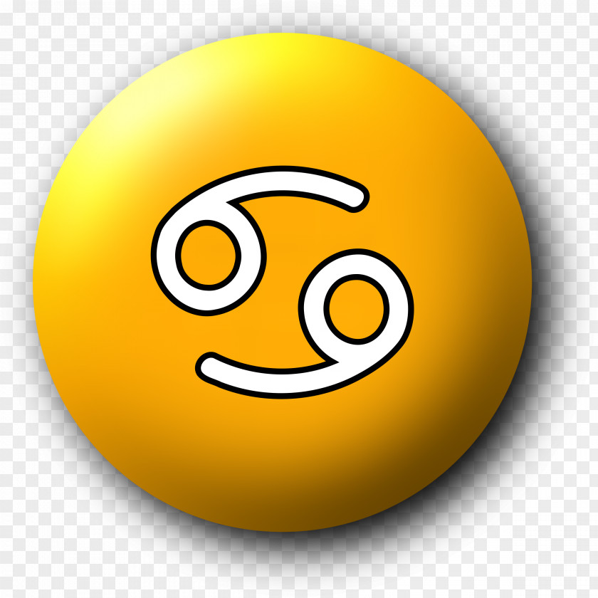 Cancer Symbol Wink Smiley Emoticon Emoji Clip Art PNG