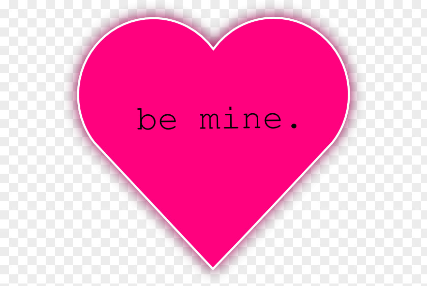 Mines Valentine's Day Heart Gift Clip Art PNG
