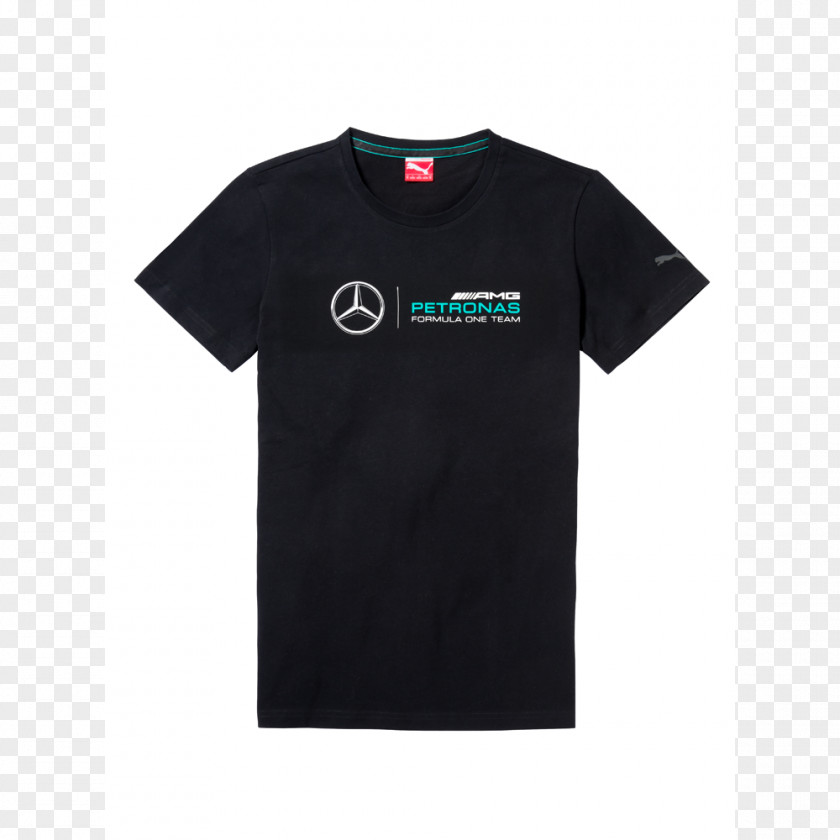 T-shirt Mercedes AMG Petronas F1 Team Mercedes-Benz Clothing Sleeve PNG