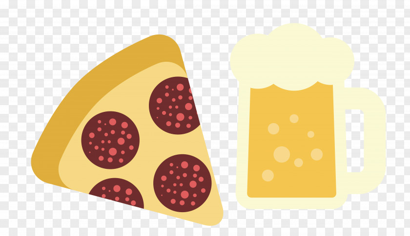 Vector Pizza Beer Material Fast Food Hamburger PNG