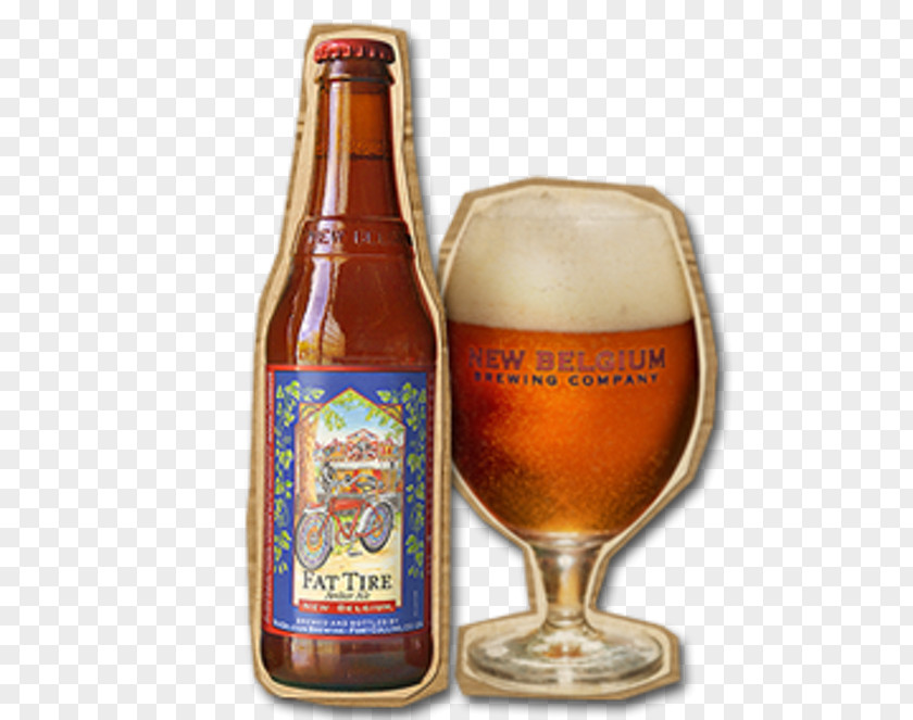 Beer New Belgium Brewing Company Fat Tire Pale Ale PNG
