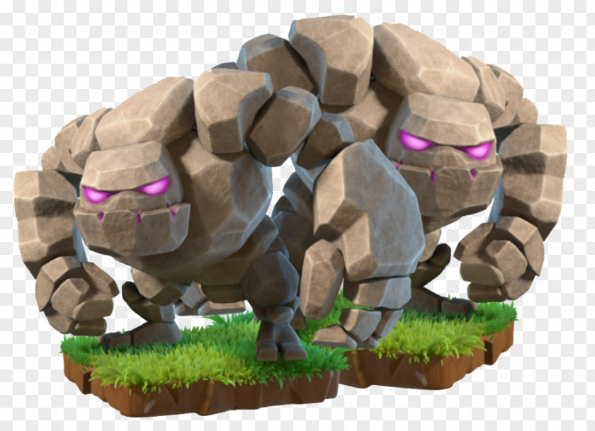 Coc Clash Of Clans Royale Golem Thepix Game PNG