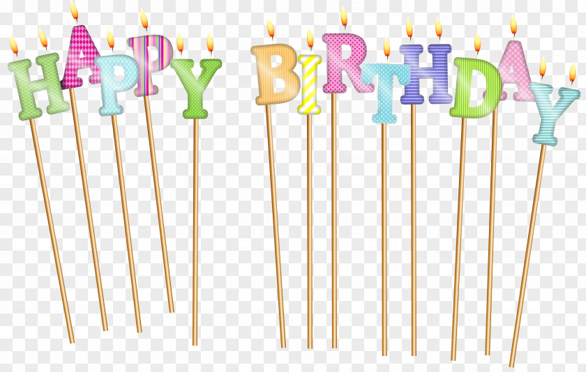Candles Happy Birthday To You Clip Art PNG