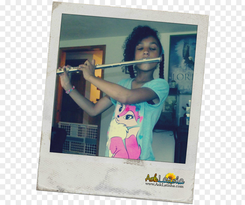 Flute Player Art Poster Daughter Learning PNG