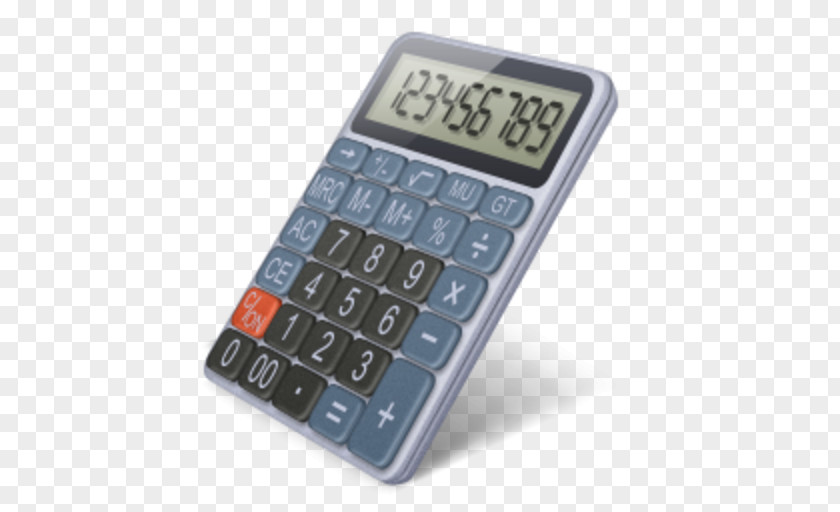 Gadget Office Supplies Calculator PNG