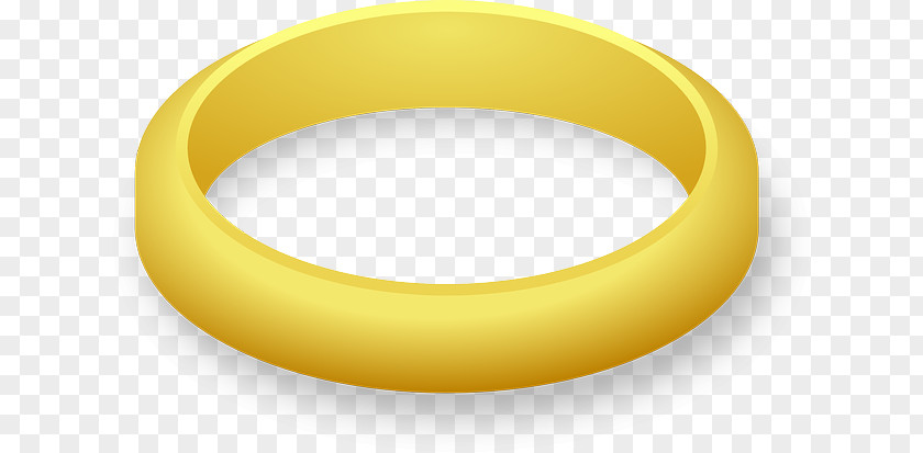 Gold Band Wedding Ring Clip Art PNG