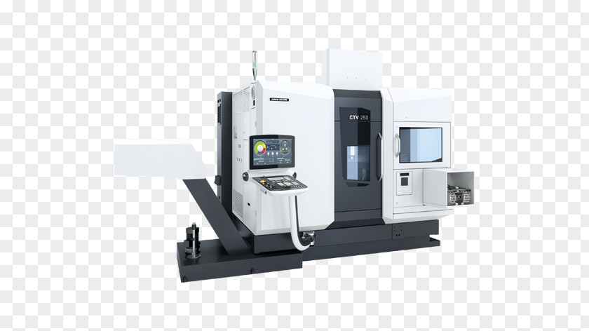 Machine Tool Lathe Computer Numerical Control Mass Production Industry PNG