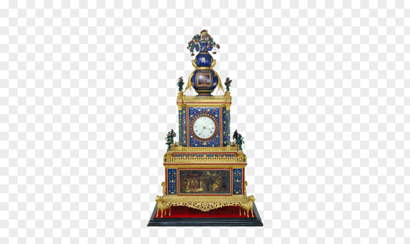 Classical Clock National Palace Museum Forbidden City Qing Dynasty Antique PNG