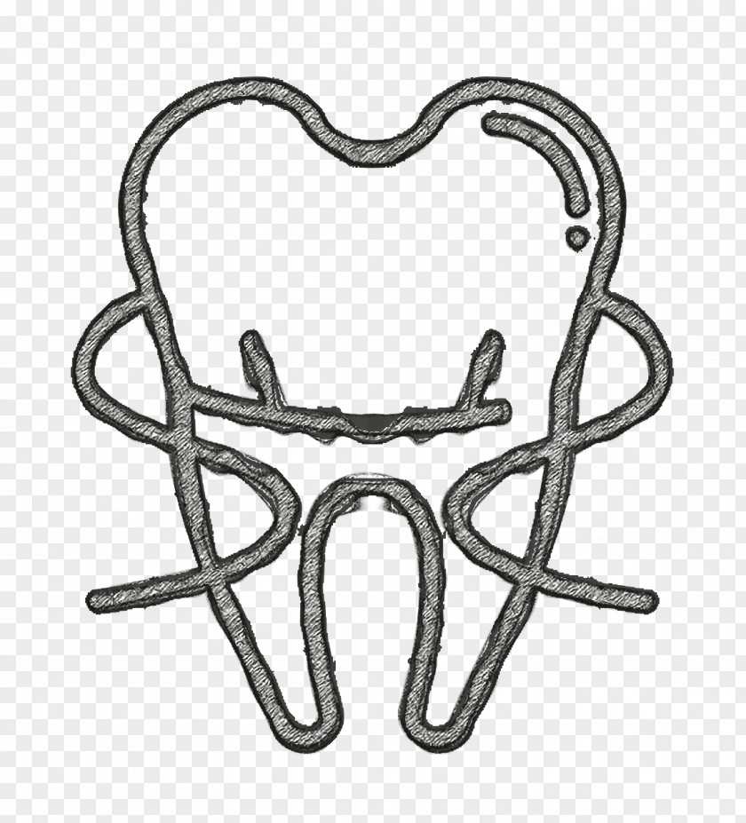 Dentist Tools And Teeth Icon PNG