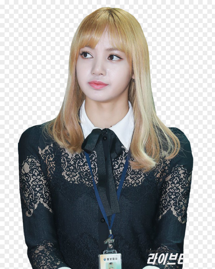 Lisa Blackpink BLACKPINK Blond 인천본부세관 Incheon International Airport PNG