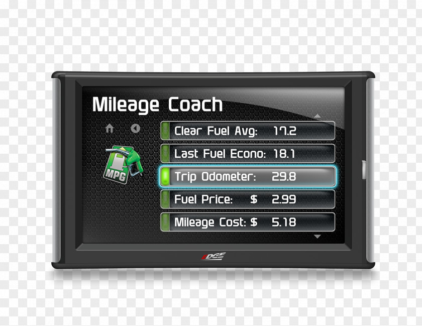 Mileage Display Device Computer Monitors 0 Multimedia Electronics PNG