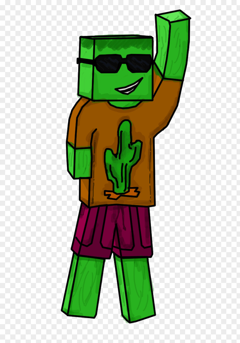 Minecraft Drawing Illustration Cactus Clip Art PNG