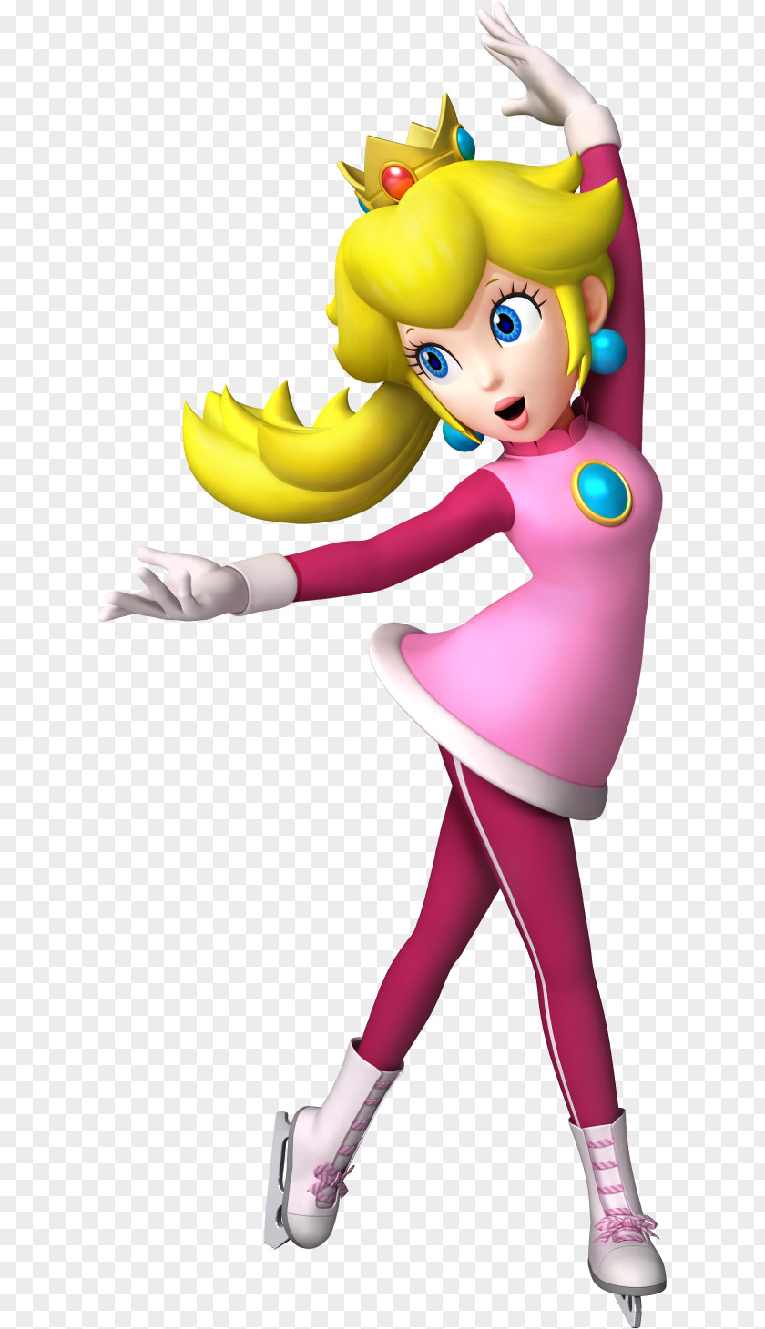 Ace Attorney Mario & Sonic At The Olympic Games Princess Peach Winter Daisy PNG