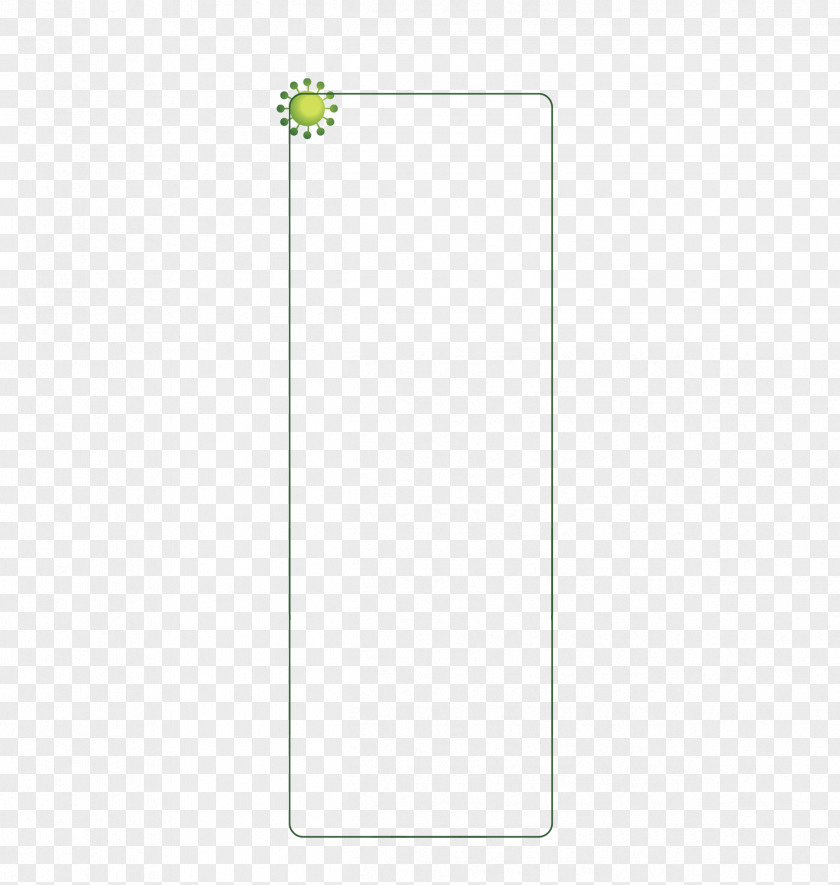 Green Frame Line Angle Point Pattern PNG