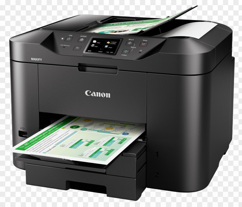 Printer Multi-function Canon MAXIFY MB2720 Inkjet Printing PNG