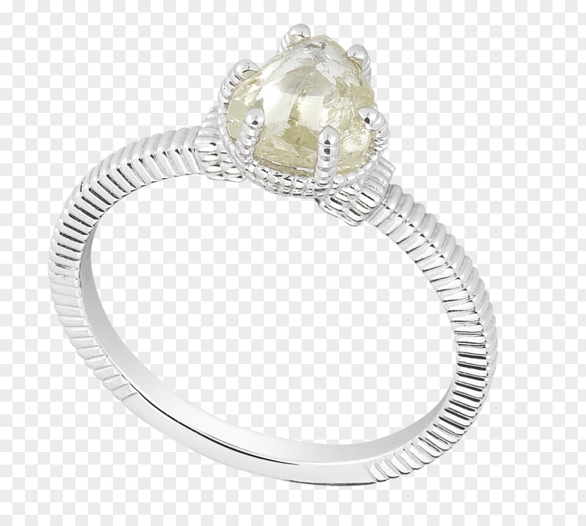 Raw Diamond Ring Engagement Jewellery Solitaire PNG