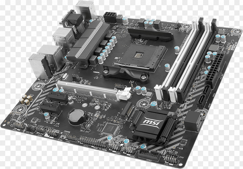 Socket AM4 MSI B350M BAZOOKA GAMING PRO Motherboard PNG