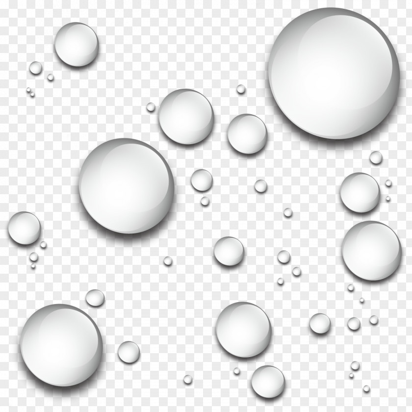 Three-dimensional Water Droplets Space Drop Euclidean Vector PNG