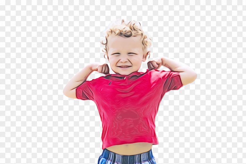 Cheering Child Model Mouth Cartoon PNG