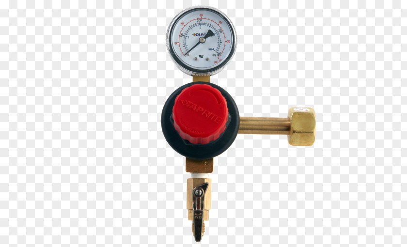 Gas Cylinder Dual Gauge Pressure Regulator Carbon Dioxide PNG